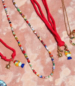 African Trade Beads Necklace 15 African Trade Beads Necklace -Karen Kane Store 87ADB7A6 7FC6 47ED B894 5F084300AFC1