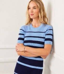 Stripe Ribbed Sweater Dress -Karen Kane Store 94D5E502 5A37 4C80 B96C F948BD3CF22B