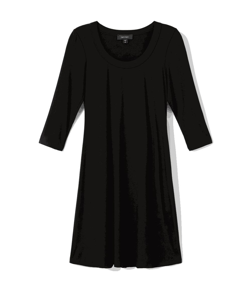 Three Quarter Sleeve A-Line Dress 10 Three Quarter Sleeve A-Line Dress - Image 8