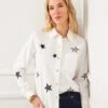 Long Sleeve Embroidered Star Shirt
