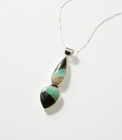 Opalized Petrified Wood Pendant Necklace