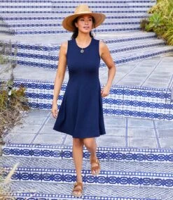 Sleeveless Fit & Flare Dress