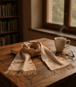 Merino Wool Fringed Scarf -Karen Kane Store C5711154 8701 41E5 8DEB 8E90538EF777