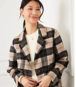 Oversized Brushed Plaid Blazer -Karen Kane Store C7A5E1D5 2400 4A89 8182 E0AB754A2B71
