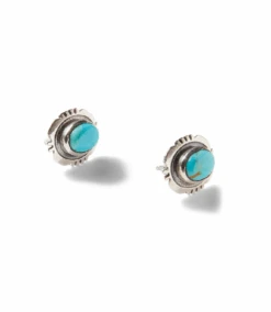 Turquoise Stud Earrings 12 Turquoise Stud Earrings -Karen Kane Store E100070 TUR 02