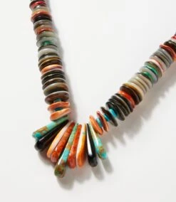 Santo Domingo Turquoise Beaded Necklace