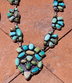 Calico Lake Turquoise Sterling Silver Necklace 18 Calico Lake Turquoise Sterling Silver Necklace -Karen Kane Store EE232DD1 C0DB 43F4 91FF DF9D8214B94B