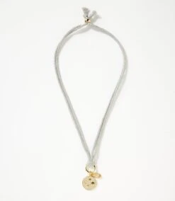 Galaxy Disc And Oval Gemstone Cord Necklace -Karen Kane Store F3E4EE6F 8C01 4053 976A 97BC235AE6D2