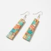 Angular Turquoise And Spiny Oyster Earrings -Karen Kane Store F7D409B0 3C6B 4112 9B7E AA558C6905F3