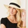 Straw Panama Hat -Karen Kane Store H100013