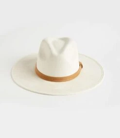 Faux Suede Fedora Hat -Karen Kane Store H200006 CRE 2