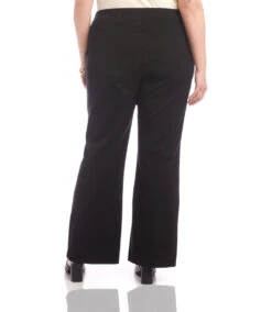 Plus Size Emily Straight Leg Pants -Karen Kane Store L09035W BLK karenkane 2025 fall 00 3