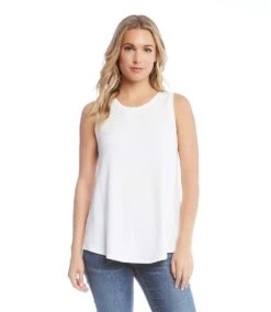Tank Top -Karen Kane Store L12175 white 001 c9aef180 9d48 437a 851e c7d018e1a412
