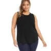 Plus Size Shirttail Tank 2 Plus Size Shirttail Tank -Karen Kane Store L12190W BLK 0581 2ba96adf 62e4 43c0 88b1 0520146f70e2