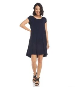 Maggie Trapeze Dress -Karen Kane Store L13343 NAV 1000 343fecd5 3c6c 477f aac8 71281db3a88a