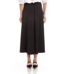 Midi Circle Skirt -Karen Kane Store L51100 BLK karenkane 2025 Spring 00 3