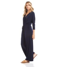 Travel Jersey Jumpsuit -Karen Kane Store L51500 NAV karenkane 2024 winter 00 2