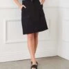 Cargo Skirt -Karen Kane Store a1L20021 BLK 01159copy