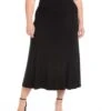 Plus Size Maxi Skirt
