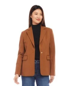 Ponte Knit Blazer -Karen Kane Store karenkane 2024 fall 3L06900 COG 00 1