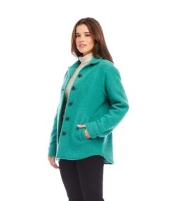 Petite Size Brushed Shirt Jacket 10 Petite Size Brushed Shirt Jacket -Karen Kane Store karenkane 2024 fall 3L08300P GLS 002