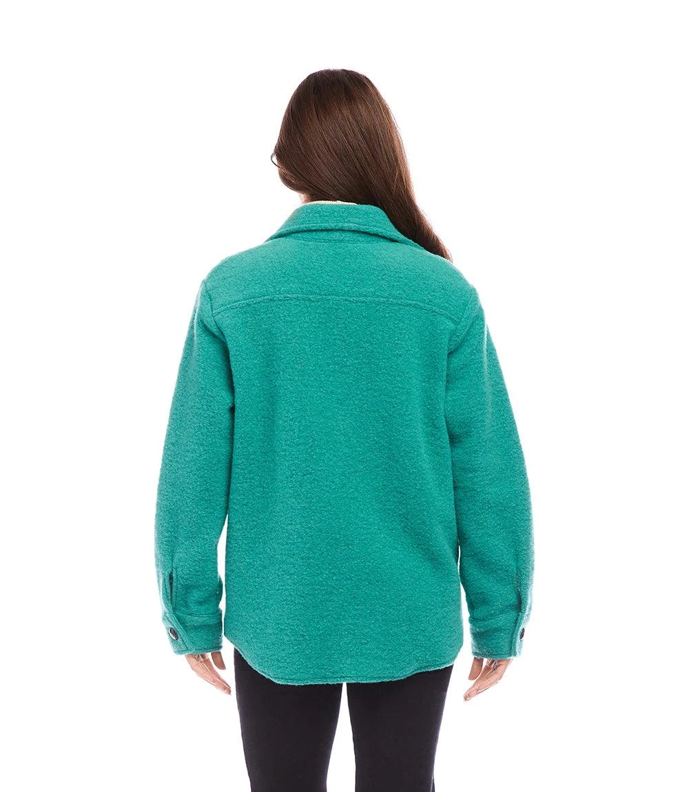 Petite Size Brushed Shirt Jacket 6 Petite Size Brushed Shirt Jacket - Image 4