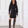 Petite Size Bishop Sleeve Dress