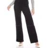 Faux Suede Stitch Pants 2 Faux Suede Stitch Pants -Karen Kane Store karenkane 2024 fall 3L71502 BLK 00 1