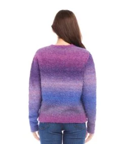 Petite Size Ombre Boucle Sweater -Karen Kane Store karenkane 2024 fall 3N94273P PLM 00 3