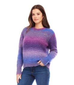 Ombre Boucle Sweater -Karen Kane Store karenkane 2024 fall 3N94273 PLM 00 2