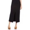Chelsea Midi Skirt 1 Chelsea Midi Skirt -Karen Kane Store karenkane 2024 fall L09032 BLK 004