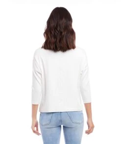 Boatneck Top -Karen Kane Store karenkane 2024 spring 1L05507 OWH 003