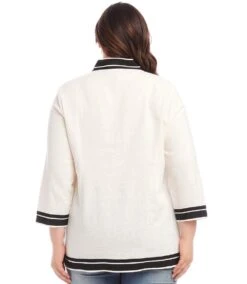 Plus Size The St. Tropez Tunic 8 Plus Size The St. Tropez Tunic -Karen Kane Store karenkane 2024 summer 2L00402W OFB 004
