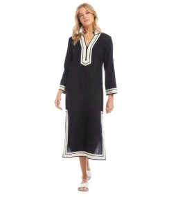 Petite Size The St. Tropez Midi Dress -Karen Kane Store karenkane 2024 summer 2L00404 BLC 002 ee2d1da2 14c0 48eb 8031 17c67ed81eb7