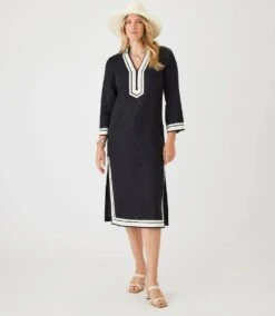 Petite Size The St. Tropez Midi Dress -Karen Kane Store karenkane 2024 summer 2L00404 BLC 0 1c2c96cf e4cc 4f7e afe0 3b060e2aa71b