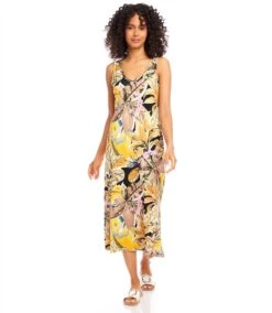 Brigitte Midi Dress -Karen Kane Store karenkane 2024 summer 2L32009 PRI 001