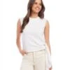 Side Tie Top -Karen Kane Store karenkane 2024 summer L05505 OWH 001