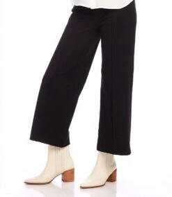 Pintuck Wide Leg Pants -Karen Kane Store karenkane 2024 summer L09023 BLK 002