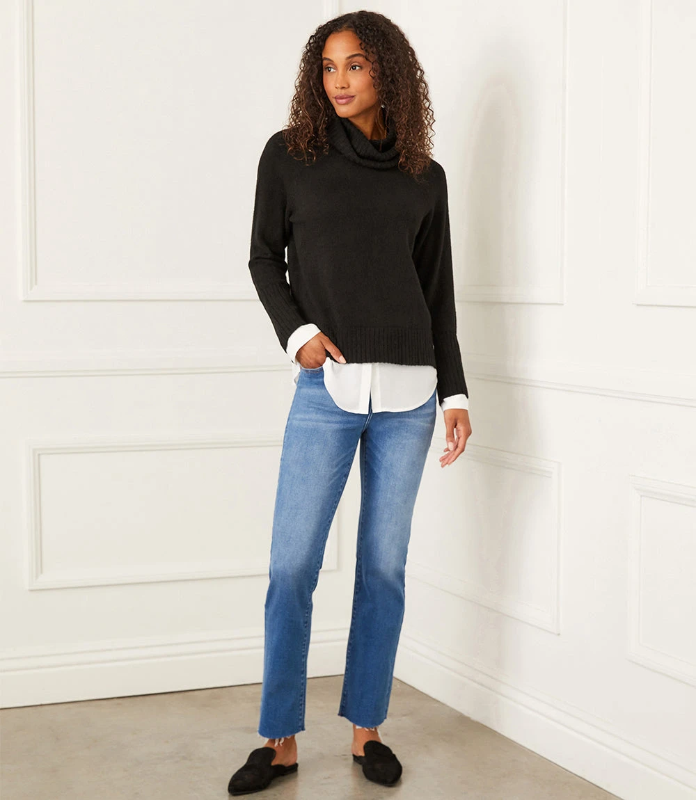 Layered Turtleneck Sweater 4 Layered Turtleneck Sweater - Image 2