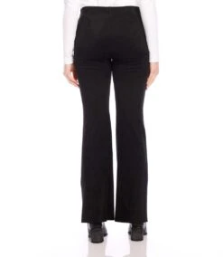 Faux Suede Bootcut Pants -Karen Kane Store karenkane 2024 winter L71505 BLK 00 3